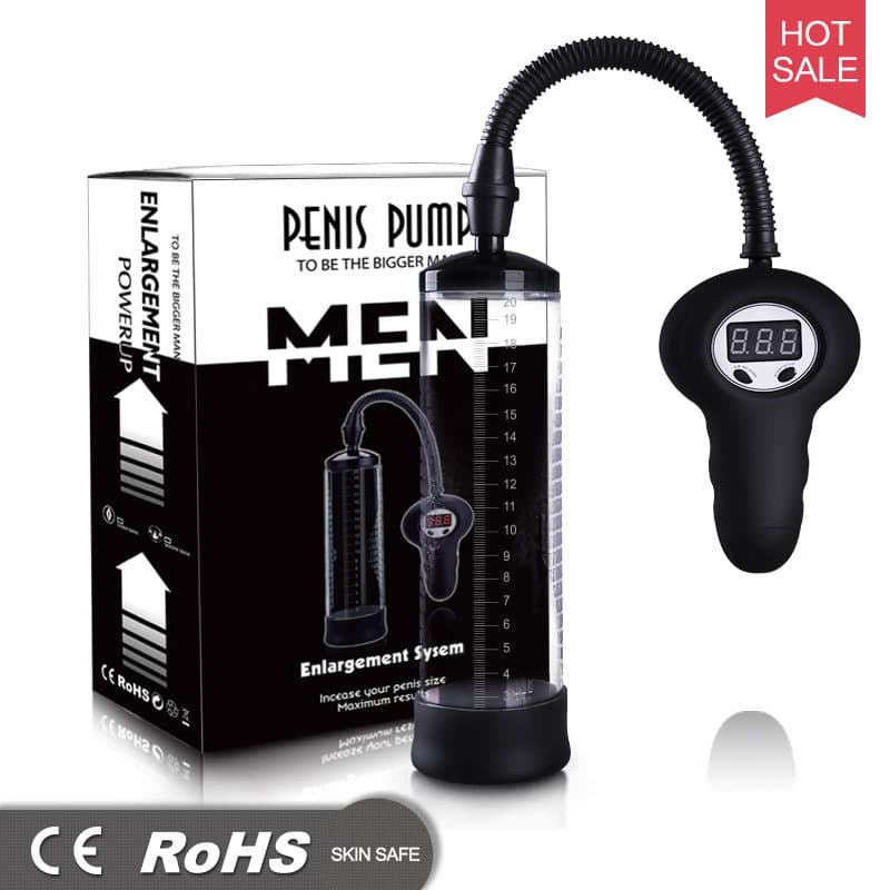 RoSH – Dijital Göstergeli ve Motorlu – Tam Otomatik Penis Büyütücü Vakum Pompası